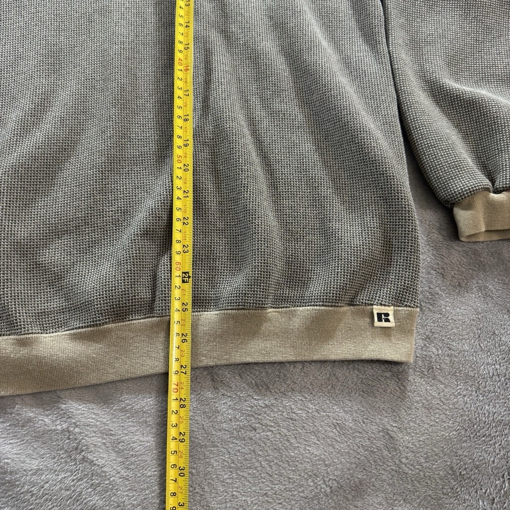 Vintage Russell Athletic Sweatshirt Mens Xl Black Gold Knit Pullover Made In USA - Picture 10 of 12